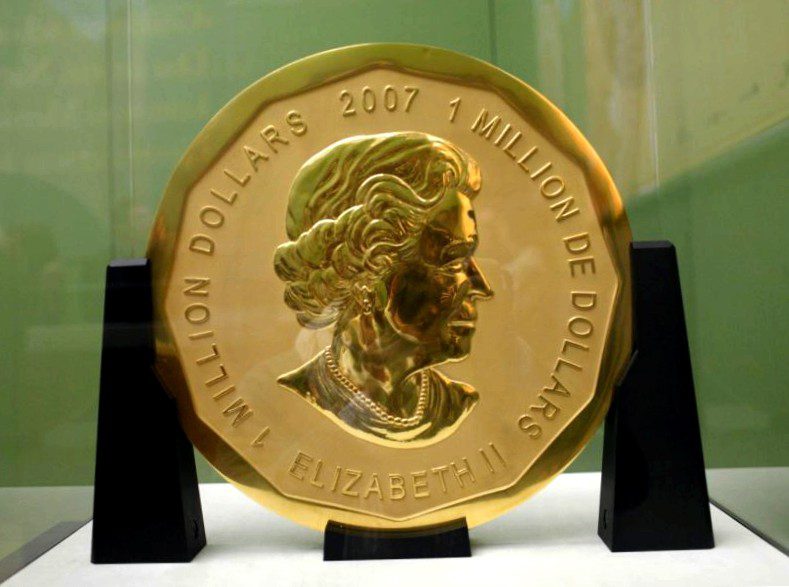 100-Kilo gold coin stolen: charges filed after spectacular coup